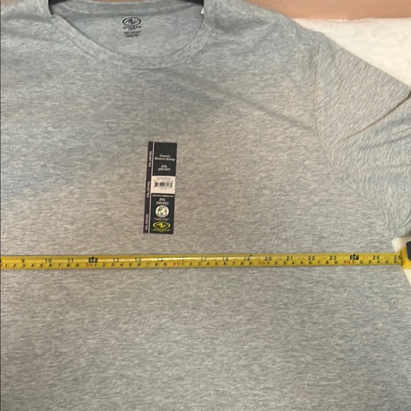 Athletic Works Gray Long Sleeve Tee Comfortable Casual Wear - Picture 6 of 6
